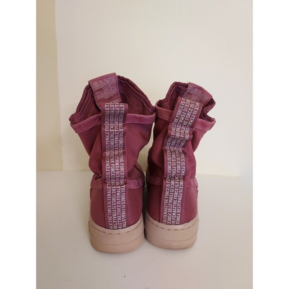 NIKE SF Air Force 1 Mid Women's Shoe Sneaker Boot Wine AJ1700-600 Size 6 - Picture 3 of 6